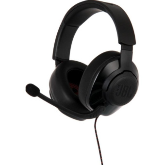 Наушники с микрофоном JBL Quantum 300 черный 1.2м мониторные USB оголовье (JBLQUANTUM300BLK) от магазина РЭССИ