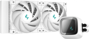 Система водяного охлаждения Deepcool LS520 ARGB Soc-AM5/AM4/1151/1200/1700 белый 4-pin 32.9dB Al 280W 1305gr Ret (R-LS520-WHAMNT-G-1) от магазина РЭССИ
