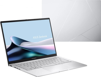 Ноутбук Asus Zenbook 14 OLED UX3405MA-QD993 Core Ultra 9 185H 16Gb SSD512Gb Intel Arc 14" OLED FHD+ (1920x1200) noOS silver WiFi BT Cam Bag (90NB11R2-M01SV0) от магазина РЭССИ