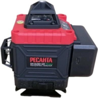 Уровень лазер. Ресанта ПЛ-4Х360ШС 2кл.лаз. 550нм цв.луч. зеленый 4луч. (61/10/545) от магазина РЭССИ
