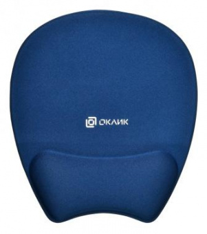 Коврик для мыши Оклик OK-RG0580-BL Мини темно-синий 245x220x24мм от магазина РЭССИ