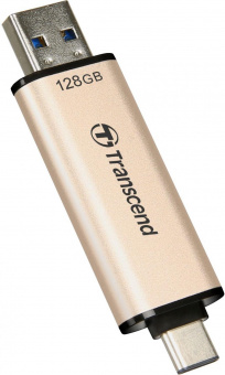 Флеш Диск Transcend 128Gb Jetflash 930С TS128GJF930C USB3.0 золотистый/черный от магазина РЭССИ