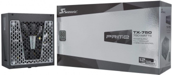 Блок питания Seasonic ATX 750W PRIME TX-750 80+ titanium 24pin APFC 135mm fan 10xSATA Cab Manag RTL от магазина РЭССИ