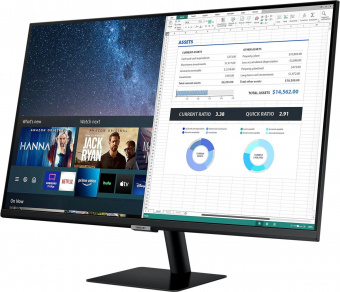 Монитор Samsung 43" LS43AM700UUXEN черный VA LED 16:9 HDMI M/M матовая 300cd 178гр/178гр 3840x2160 Ultra HD USB 10.6кг от магазина РЭССИ