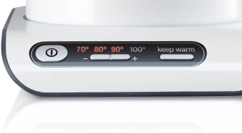 Чайник электрический Bosch TWK8611P 1.5л. 2400Вт белый/серебристый (корпус: нержавеющая сталь) от магазина РЭССИ