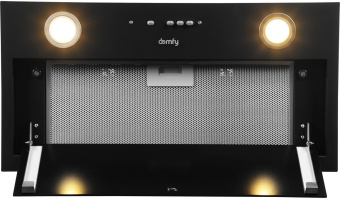 Вытяжка встраиваемая Domfy DM6036BB BG черный управление: кнопочное (1 мотор) от магазина РЭССИ
