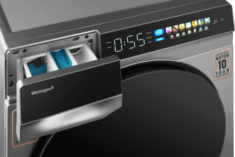 Стиральная машина Weissgauff WM 998 Full Touch DC класс: A+++ загр.фронтальная макс.:12кг серебристый от магазина РЭССИ