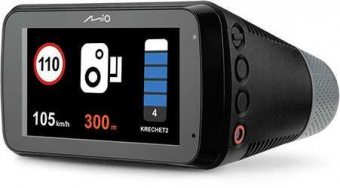 Видеорегистратор с радар-детектором Mio MiVue i90 GPS ГЛОНАСС черный от магазина РЭССИ