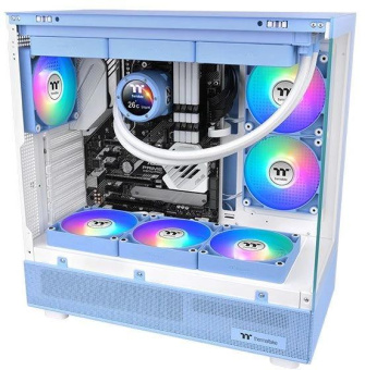 Вентилятор Thermaltake CT120 Sync Hydrangea реверсивный ARGB голубой 4-pin 31.2dB Ret (CL-F200-PL12BU-A) от магазина РЭССИ