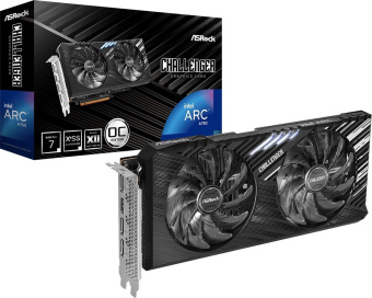 Видеокарта Asrock PCI-E 4.0 A750 CL SE 8GO INTEL ARC A750 8Gb 256bit GDDR6 2200/16000 HDMIx2 DPx2 HDCP Ret от магазина РЭССИ