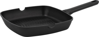 Сковорода-гриль Rondell Zeita Neu RDA-1204 квадратная 28см покрытие: TriTitan ручка несъемная (без крышки) черный от магазина РЭССИ