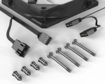 Вентилятор для корпуса ID-Cooling TF-12025 Pro Reverse ARGB 120х120x25 черный 4-pin 35.2дБ (TF-12025-PRO ARGB REVERSE) Ret от магазина РЭССИ