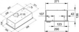 Вытяжка встраиваемая Maunfeld Crosby Rocky 60 черный управление: кнопочное (1 мотор) от магазина РЭССИ