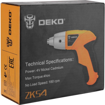 Отвертка аккум. Deko ZKS4 аккум. (063-4113) от магазина РЭССИ