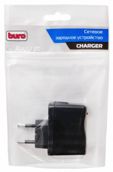 Сетевое зар./устр. Buro XCJ-021-1A 10.5W 1A USB универсальное черный от магазина РЭССИ