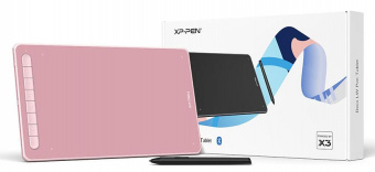 Графический планшет XPPen Deco Deco LW Pink USB розовый от магазина РЭССИ