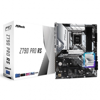 Материнская плата Asrock Z790 PRO RS Soc-1700 Intel Z790 4xDDR5 ATX AC`97 8ch(7.1) 2.5Gg RAID+HDMI+DP от магазина РЭССИ