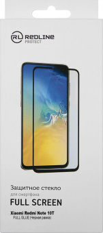 Защитное стекло для экрана Redline УТ000026152 черный для Xiaomi Redmi Note 10T/Poco M3 Pro прозрачная 1шт. от магазина РЭССИ