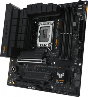 Материнская плата Asus TUF GAMING B760M-PLUS WIFI Soc-1700 Intel B760 4xDDR5 mATX AC`97 8ch(7.1) 2.5Gg RAID+HDMI+DP от магазина РЭССИ