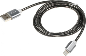 Кабель Premier 6-703M2 1.0BK USB (m)-Lightning (m) 1м черный пакет от магазина РЭССИ