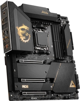 Материнская плата MSI MEG X670E ACE SocketAM5 AMD X670 4xDDR5 eATX AC`97 8ch(7.1) 10Gigabit RAID+DP от магазина РЭССИ