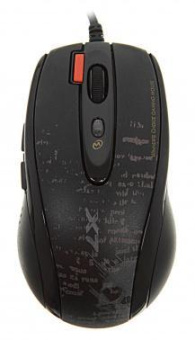 Мышь A4Tech V-Track F5 черный/рисунок оптическая (3000dpi) USB (6but) от магазина РЭССИ