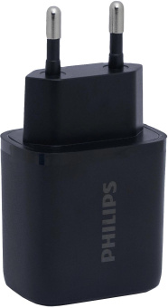 Сетевое зар./устр. Philips DLP4327 240W 1.5A (PD) USB/USB Type-C универсальное черный (DLP4327CB/70) от магазина РЭССИ