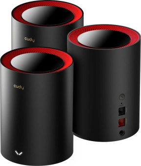 Бесшовный Mesh роутер Cudy M3000(3-Pack) AX3000 100/1000/2500BASE-T (упак.:3шт) от магазина РЭССИ