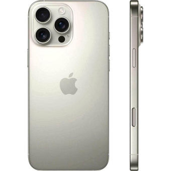 Смартфон Apple A3295 iPhone 16 Pro Max 256Gb титан моноблок 3G 4G 1Sim 6.9" 1320x2868 iOS 18 48Mpix 802.11 a/b/g/n/ac/ax/be NFC GPS Protect от магазина РЭССИ