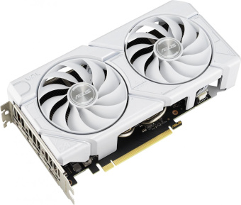 Видеокарта Asus PCI-E 4.0 DUAL-RTX4070S-O12G-EVO-WHITE NVIDIA GeForce RTX 4070 Super 12Gb 192bit GDDR6X 2520/21000 HDMIx1 DPx3 HDCP Ret от магазина РЭССИ