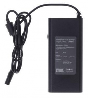 Блок питания Buro BUM-1130M90 ручной 90W 12V-20V 11-connectors 3.75A 1xUSB 1A от бытовой электросети LED индикатор от магазина РЭССИ