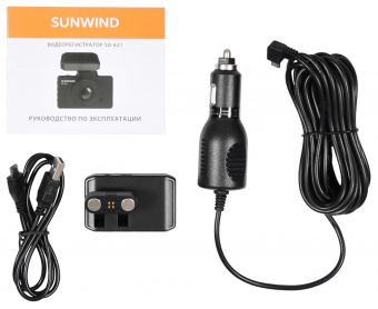 Видеорегистратор SunWind SD-621 черный 2Mpix 1080x1920 1080p 160гр. GPCV1167B от магазина РЭССИ