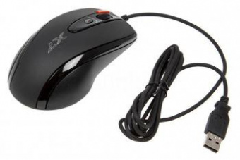 Мышь A4Tech X-718BK черный оптическая (3000dpi) USB (6but) от магазина РЭССИ
