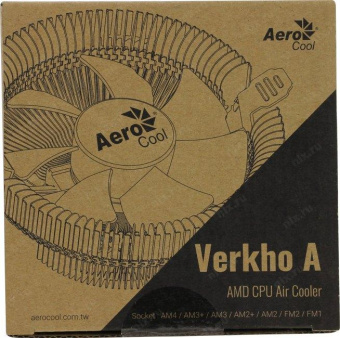 Устройство охлаждения(кулер) Aerocool Verkho A Soc-AM5/AM4 черный/синий 4-pin 11-29dB Al 100W 230gr Ret от магазина РЭССИ