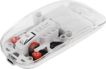 Мышь Defender Ixes MM-999 прозрачный оптическая 2400dpi silent беспров. BT/Radio USB 4but (52999) от магазина РЭССИ