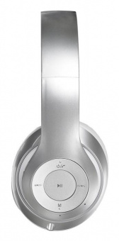 Гарнитура накладные Digma BT-14 сереб.мат. беспроводные bluetooth оголовье (BT-14S) от магазина РЭССИ