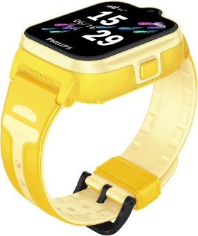 Смарт-часы Philips Kids W6610 1.69" IPS корп.желтый рем.желтый (CTW6610YL/00) от магазина РЭССИ