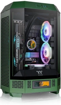Корпус Thermaltake The Tower 300 Racing Green зеленый без БП miniITX 7x120mm 5x140mm 2xUSB3.0 audio bott PSU от магазина РЭССИ