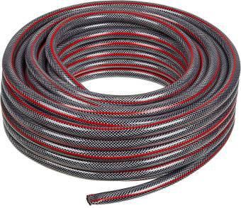 Шланг Вихрь 73/7/2/10 1/2" 25м поливочный армированный черный/красный от магазина РЭССИ