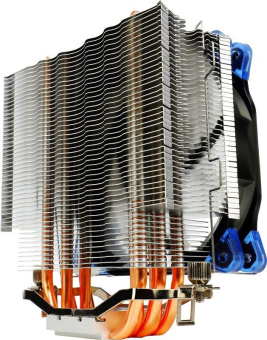 Устройство охлаждения(кулер) Aerocool Verkho 4 Soc-AM5/AM4/1151/1200/2066/2011/1700 черный 4-pin 15-27dB Al+Cu 140W 678gr Ret от магазина РЭССИ