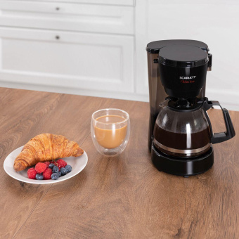 Кофеварка капельная Scarlett With Love SC-CM33008 600Вт черный от магазина РЭССИ