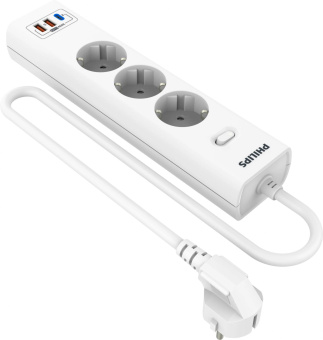 Сетевой фильтр Philips CHP8236WB/51 3м (3 розетки) белый (коробка) от магазина РЭССИ