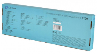 Клавиатура Оклик 120M черный USB от магазина РЭССИ