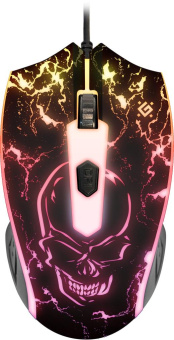 Клавиатура + мышь Defender Aura MKP-117 клав:черный мышь:черный USB slim LED (52117) от магазина РЭССИ