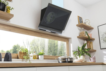 Вытяжка каминная Gorenje WHI649X21P черный управление: сенсорное (1 мотор) от магазина РЭССИ