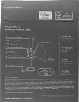 Наушники с микрофоном Jabra Evolve2 40 черный накладные USB оголовье (24189-999-999) от магазина РЭССИ