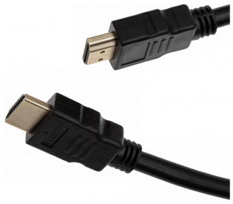 Кабель аудио-видео Cactus CS-HDMI.1.4-1 HDMI (m)/HDMI (m) 1м. Позолоченные контакты черный от магазина РЭССИ