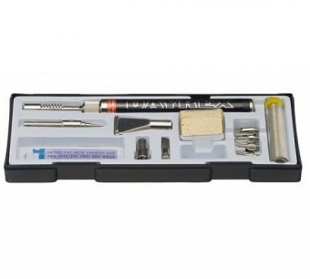 Газовый паяльник с набором насадок DAYREX-22 от магазина РЭССИ