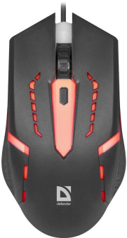 Мышь Defender Flash MB-600L черный оптическая 1200dpi USB 3but (52600) от магазина РЭССИ