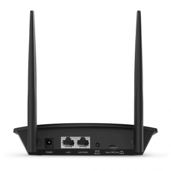 Роутер беспроводной TP-Link TL-MR100 N300 10/100BASE-TX/4G cat.4 черный от магазина РЭССИ